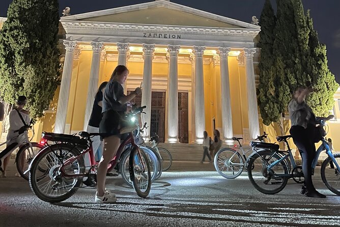 Electric Bike Tour of Athens by Night - Rolling through Plaka and past ancient remains
