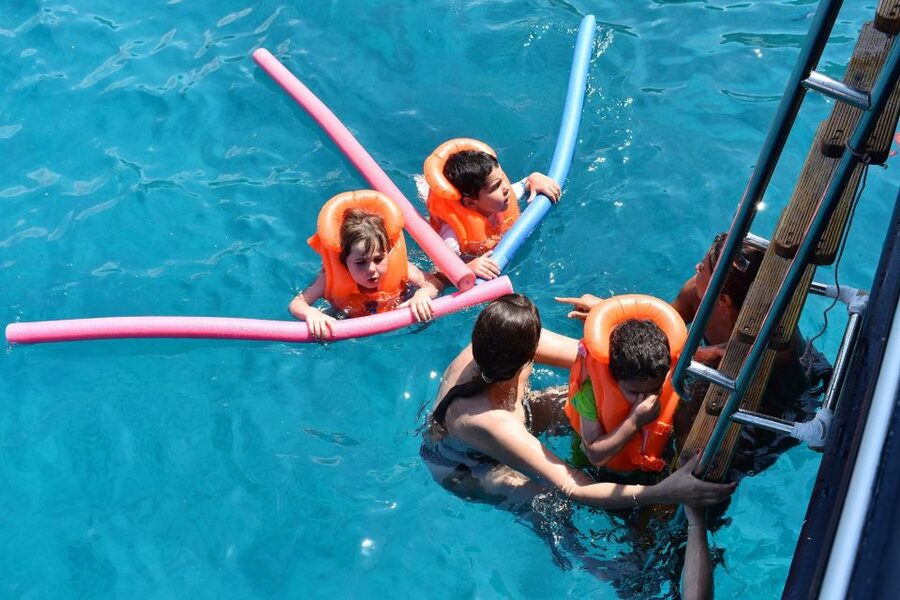 From Athens: Agistri, Moni & Aegina Day Cruise with Swimming - A Greek buffet, not a restaurant meal
