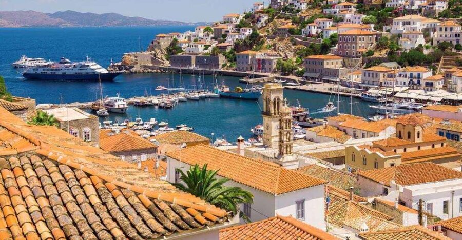 From Athens: Day Cruise to Hydra, Poros & Aegina with Lunch - The day at a glance