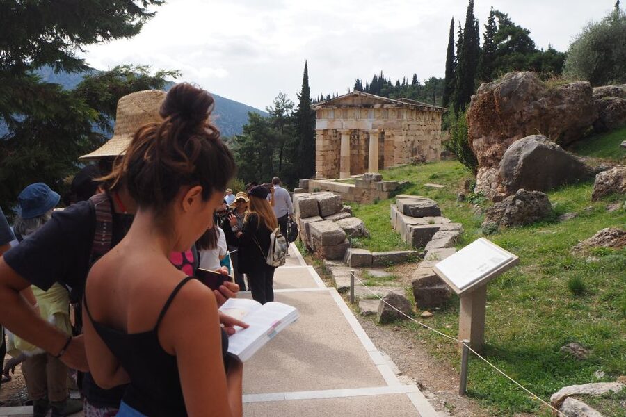 From Athens: Day Tour to Delphi - The road from Athens to Mount Parnassus