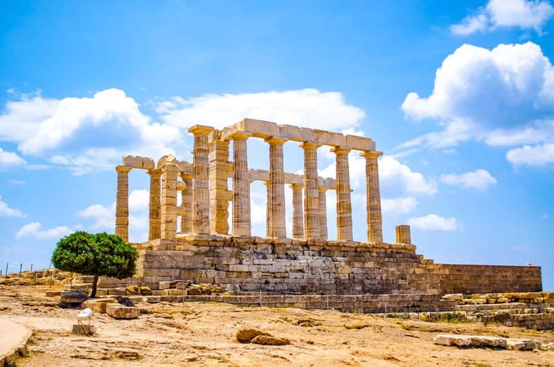 From Athens: Temple of Poseidon & Cape Sounion Half-Day Tour - Sunset departures, seasonal timing, and wind