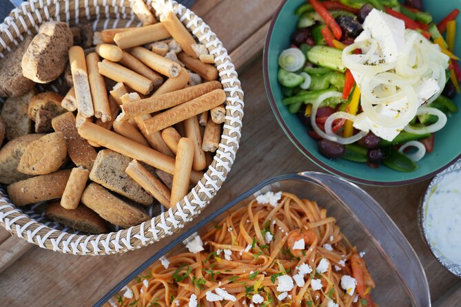 Luxury Catamaran Morning Semi-Private & Greek Gastronomy Athens - A Greek meal, not just a packet of snacks