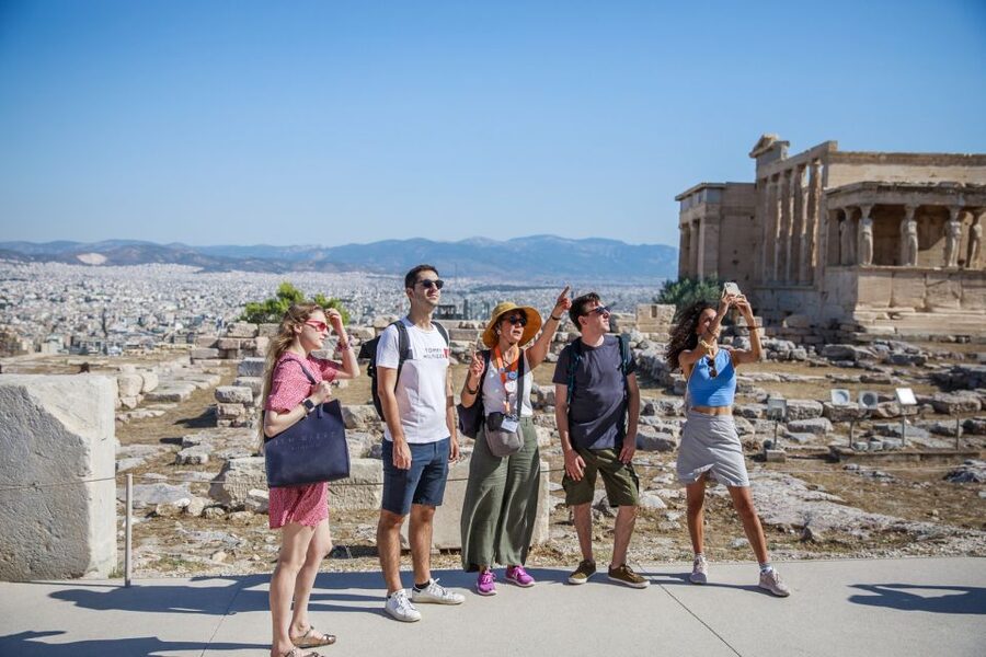 Private Guided Tour: Athens, Acropolis and Acropolis Museum - Entering from the south slope