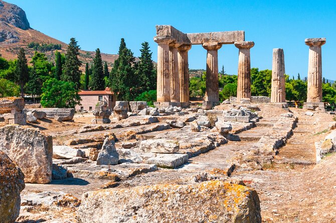 Private Luxury Biblical Tour: Apostle Paul’s Footsteps – Corinth - Temple of Apollo and Corinth’s archaeological museum