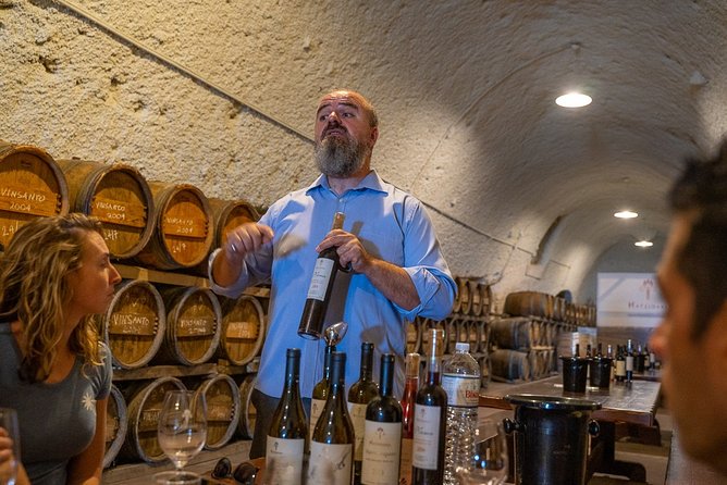 Santorini Wine Roads Tour with Wine Tastings Morning & Sunset - Small group and comfortable transport