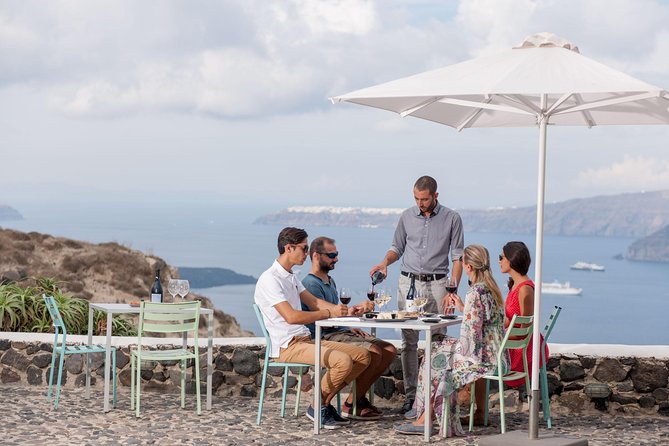 Santorini Wine Roads Tour with Wine Tastings Morning & Sunset - Three wineries, three different settings