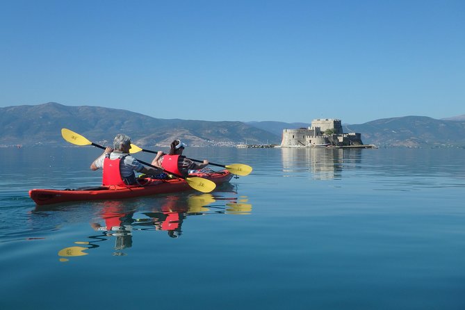 Sea Kayak Nafplio - Medieval Castles Tour - Getting comfortable in the kayak