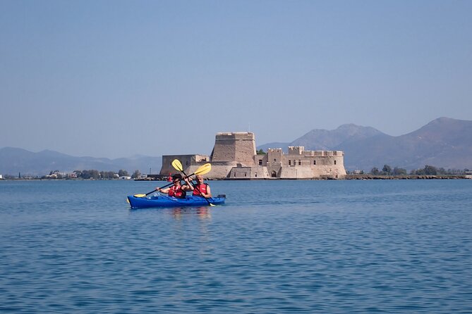 Sea Kayak Nafplio - Medieval Castles Tour - The beach break, snorkeling, and homemade snacks