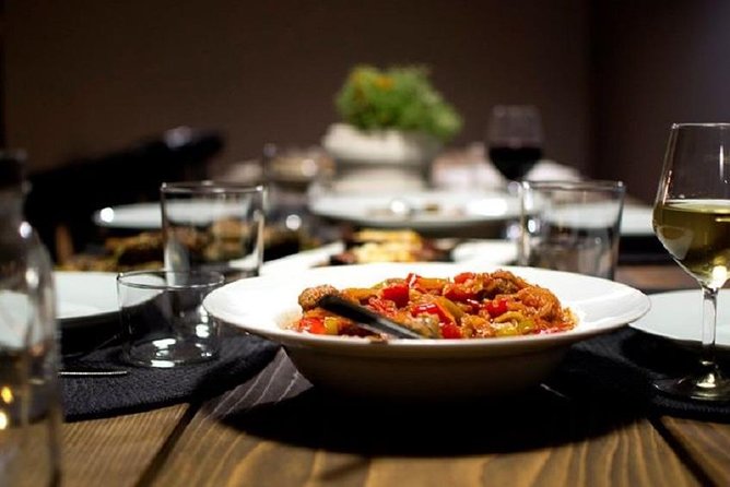 Traditional Greek cooking class and lunch or dinner with an Acropolis view - A meal shared around the table