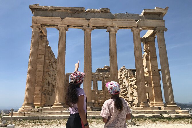 Visit of the Acropolis with an official guide in Spanish - Entering through the marble Propylaea